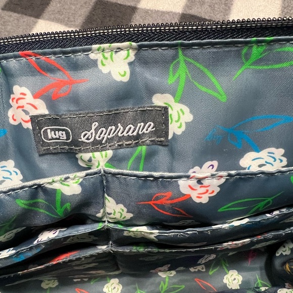 Lug Navy Floral Tote Bag - Picture 2 of 6